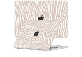 Lunso MacBook Air 15 inch (2023-2026) cover hoes - case - Wild Latte