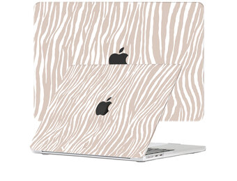 Lunso MacBook Air 15 inch (2023-2025) cover hoes - case - Wild Latte