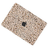 MacBook Air 15 inch M2/M3 (2023-2024) cover hoes case - Leopard Rose Gold