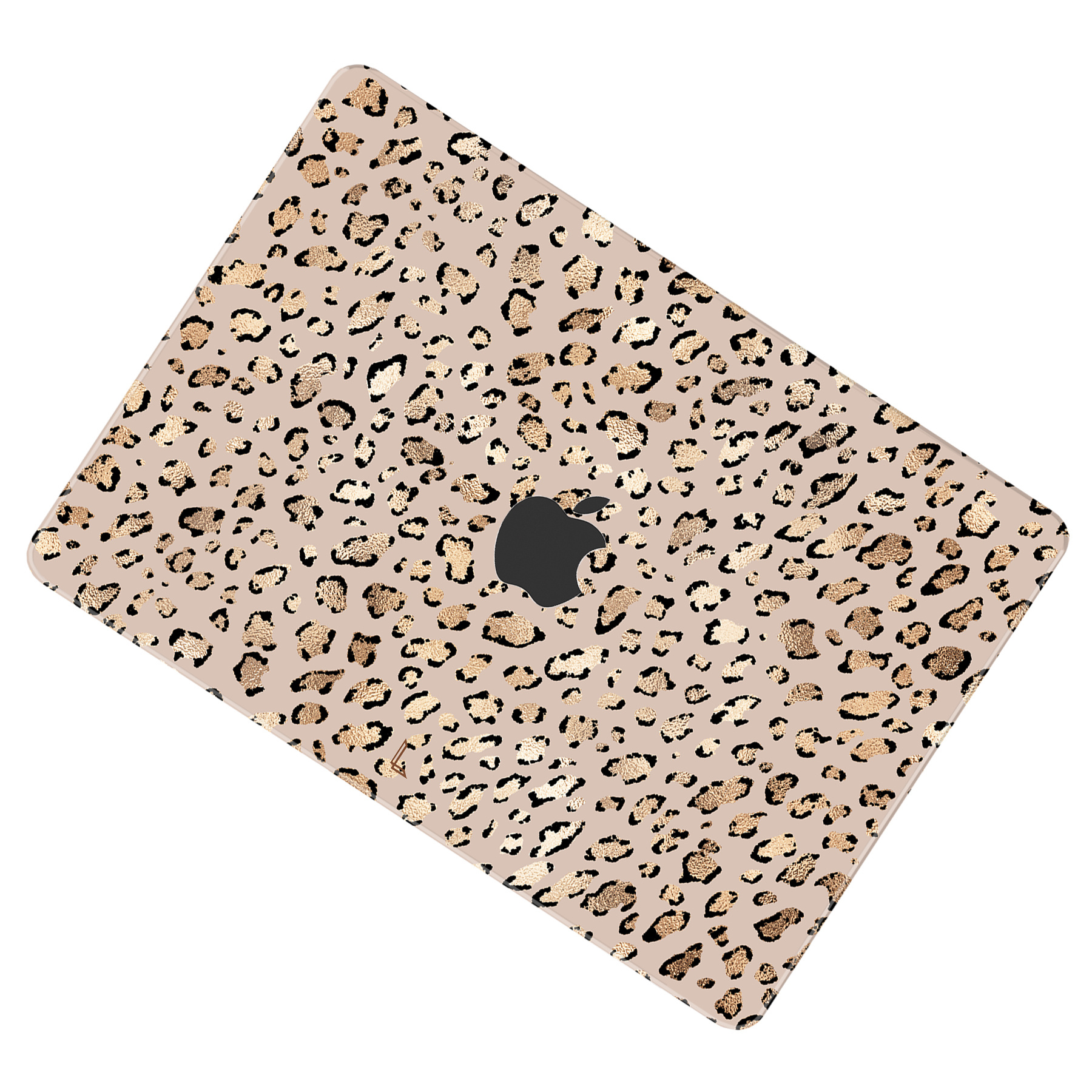 MacBook Air 15 inch (2023-2026) cover hoes case - Leopard Rose Gold
