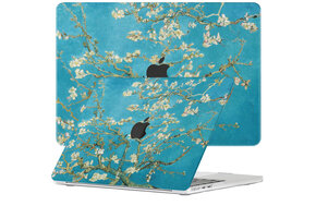 Lunso MacBook Air 15 inch (2023-2025) cover hoes - case - Van Gogh Amandelbloesem
