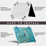 MacBook Air 15 inch (2023-2025) cover hoes case - Van Gogh Amandelbloesem