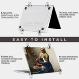 MacBook Air 15 inch (2023-2025) cover hoes case - Vermeer Melkmeisje