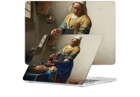 Lunso MacBook Air 15 inch (2023-2026) cover hoes - case - Vermeer Melkmeisje