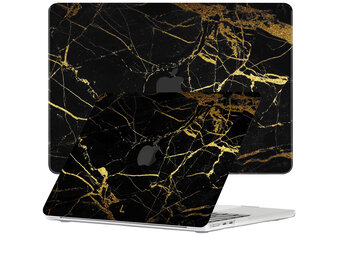 Lunso MacBook Air 15 inch (2023-2025) cover hoes - case - Marble Nova