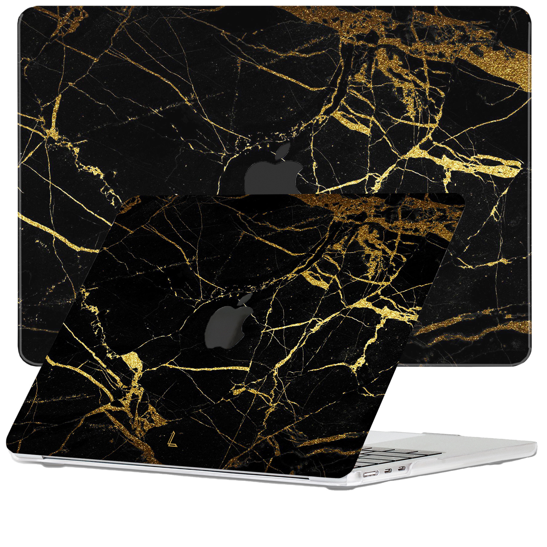 Lunso - MacBook Air 15 inch (2023) - cover hoes - Marble Nova