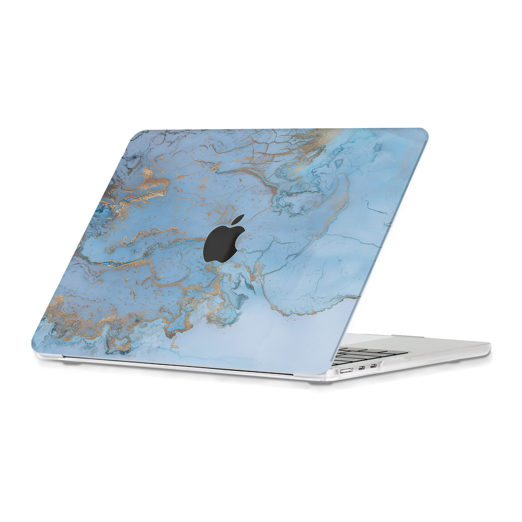 MacBook Air 15 inch (2023-2026) cover hoes case - Marble Ariel