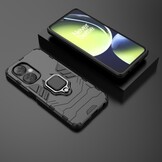 OnePlus Nord CE 3 Lite Armor backcover hoes met ringhouder - Zwart