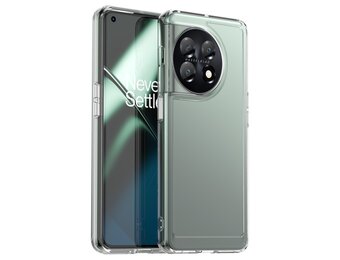 Lunso - OnePlus 11 - TPU Backcover hoes - Transparant