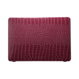 MacBook Air 15 inch (2023-2025) cover hoes case - Croco Fuchsia