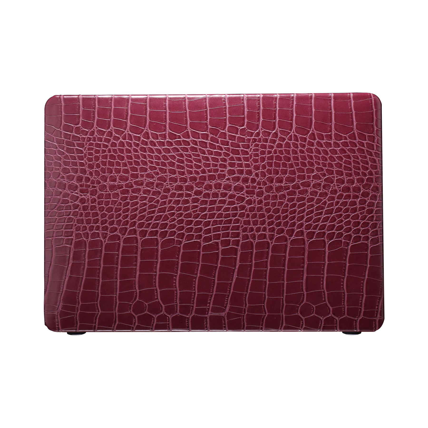 MacBook Air 15 inch (2023-2026) cover hoes case - Croco Fuchsia