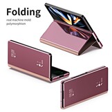 Samsung Galaxy Z Fold5 Window view cover hoes - Rose Goud
