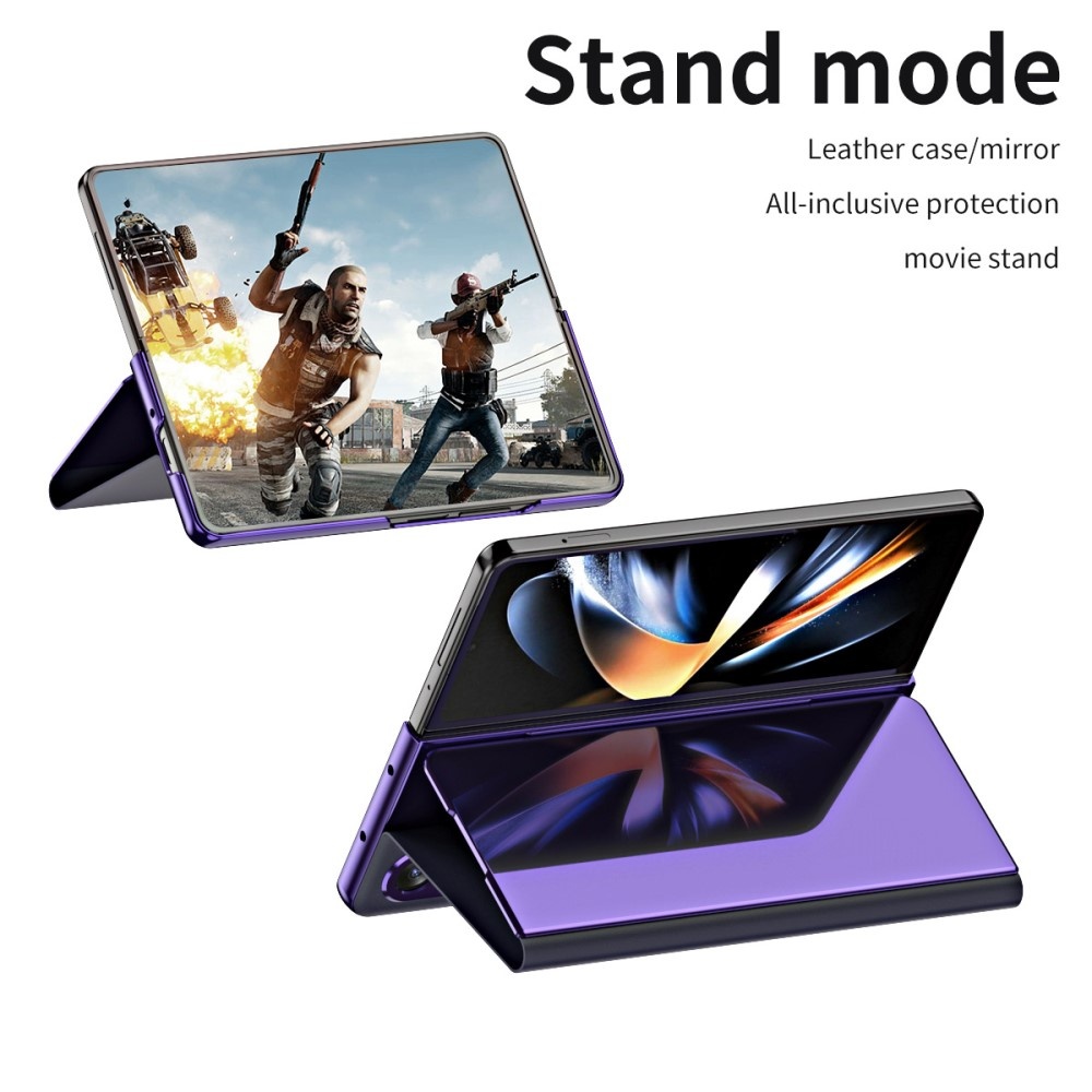 Samsung Galaxy Z Fold5 Window view cover hoes - Paars