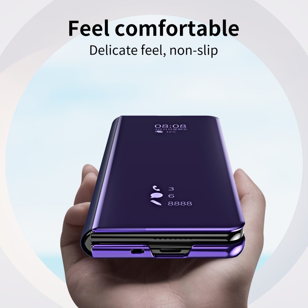 Samsung Galaxy Z Fold5 Window view cover hoes - Paars
