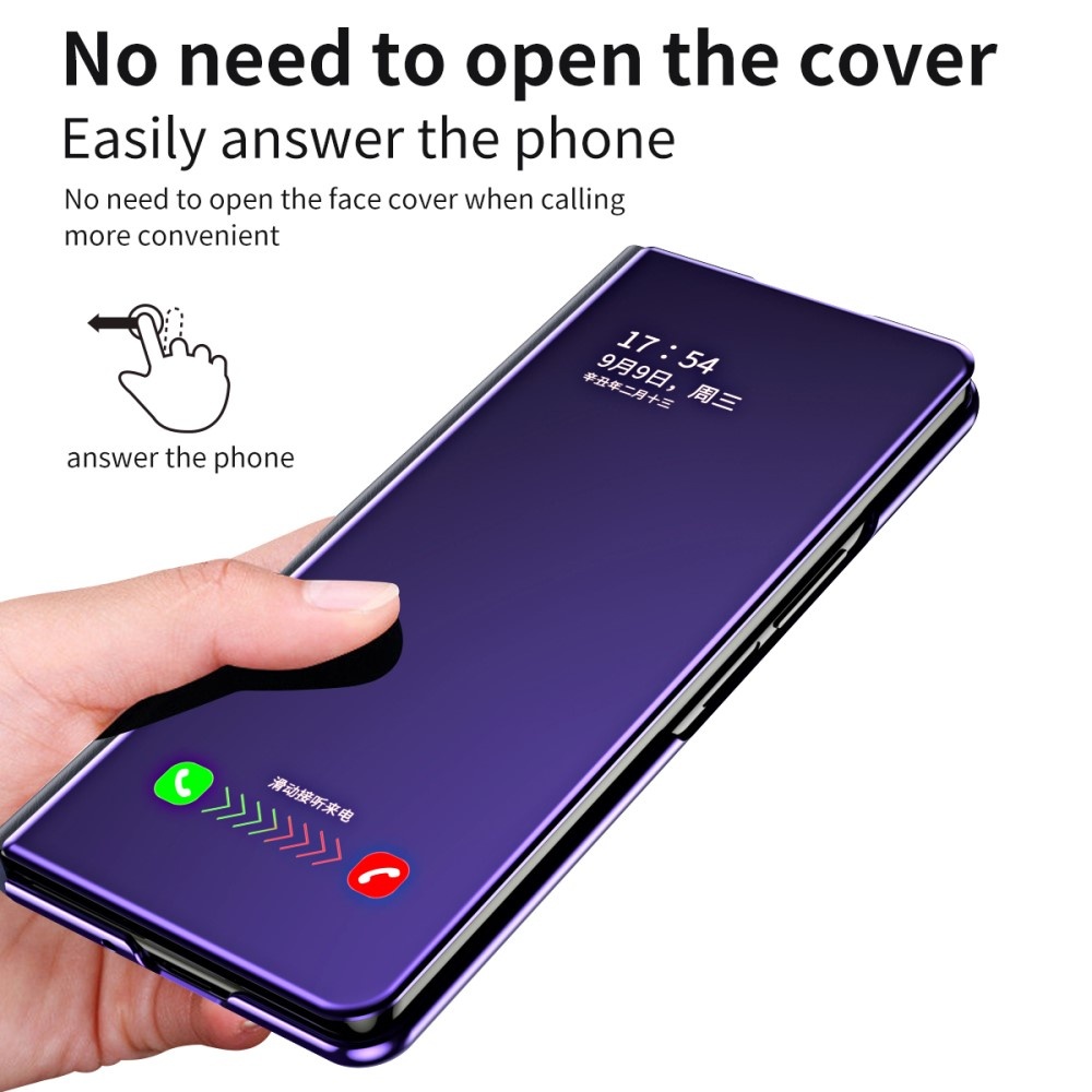 Samsung Galaxy Z Fold5 Window view cover hoes - Paars