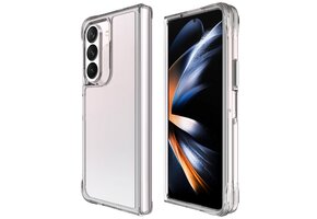 Lunso Samsung Galaxy Z Fold 5 - Backcover hoes  - Transparant