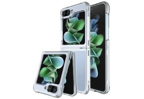 Lunso - Samsung Galaxy Z Flip5 - Backcover hoes  - Transparant