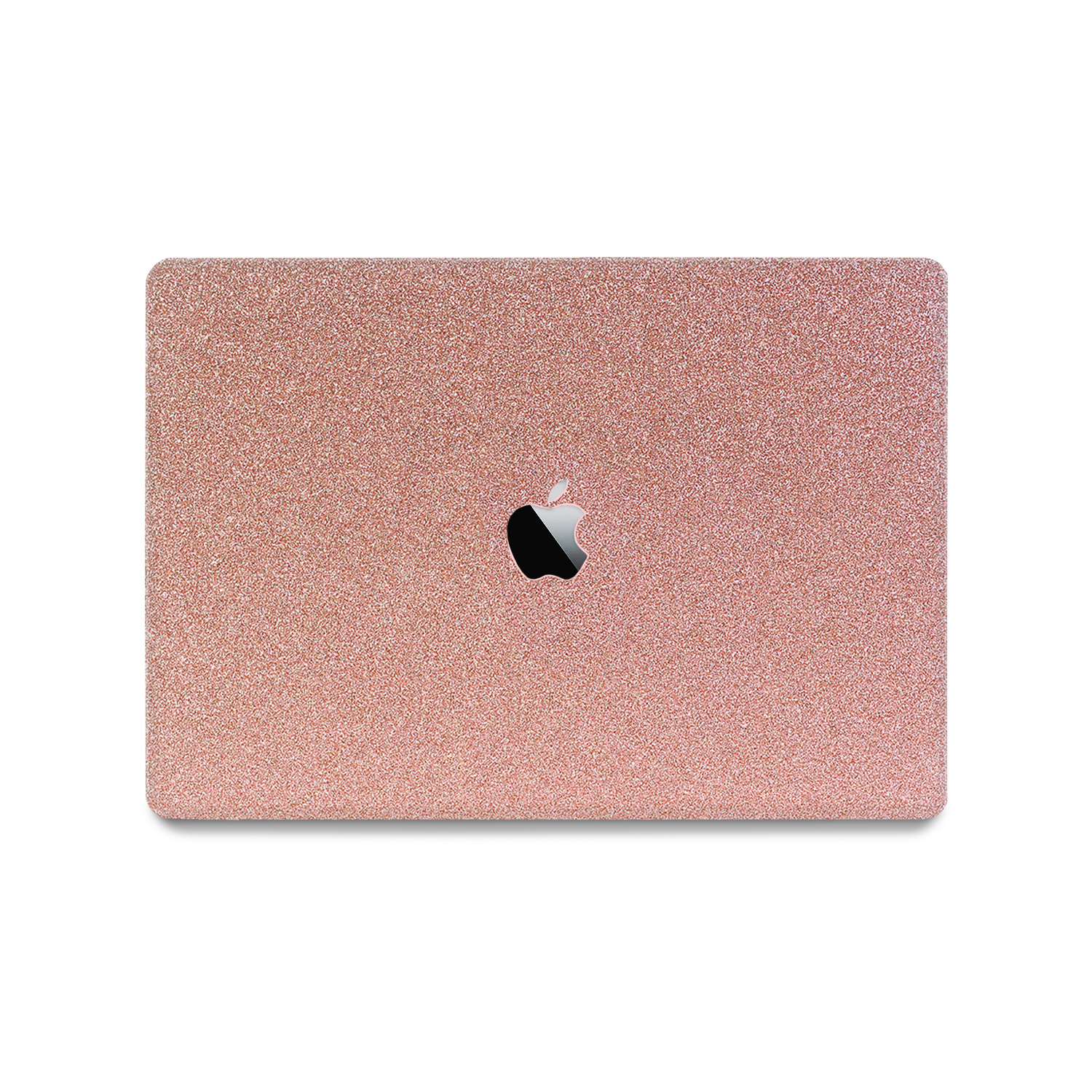 MacBook Air 15 inch (2023-2026) cover hoes case - Glitter Rose Goud