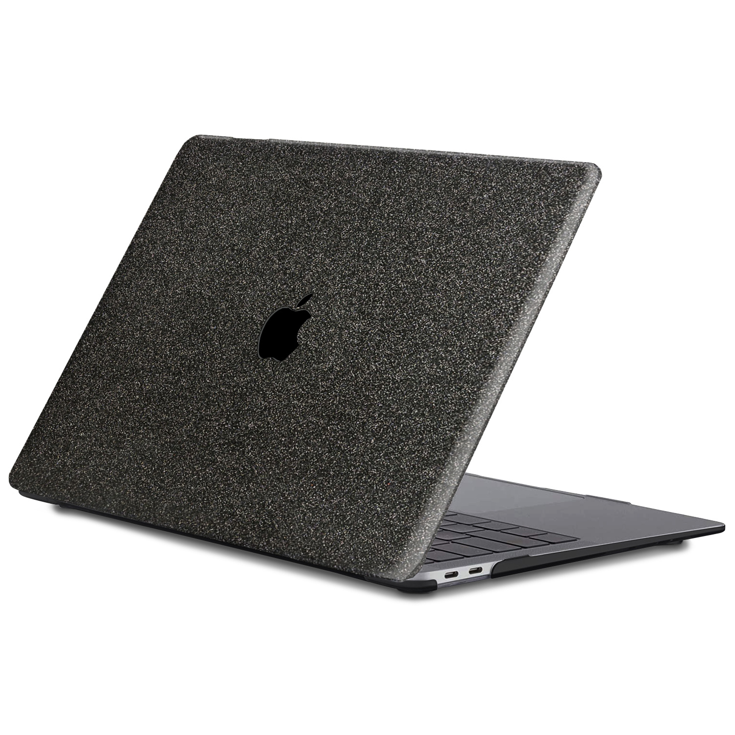 MacBook Air 15 inch (2023-2025) cover hoes case - Glitter Zwart