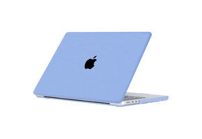 Lunso MacBook Air 15 inch (2023-2026) cover hoes - case - Candy Tranquility Blue