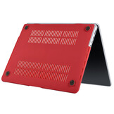 MacBook Air 15 inch (2023-2025) cover hoes case - Sand Bordeaux Red