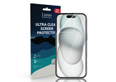 Lunso - iPhone 15 Plus - Duo Pack (2 stuks) Beschermfolie - Full Cover Screen protector