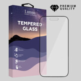 iPhone 15 Gehard beschermglas met Zwarte Rand (Screenprotector)