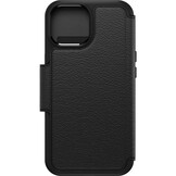 iPhone 15 Otterbox Strada Case leren bookcase hoesje - Zwart