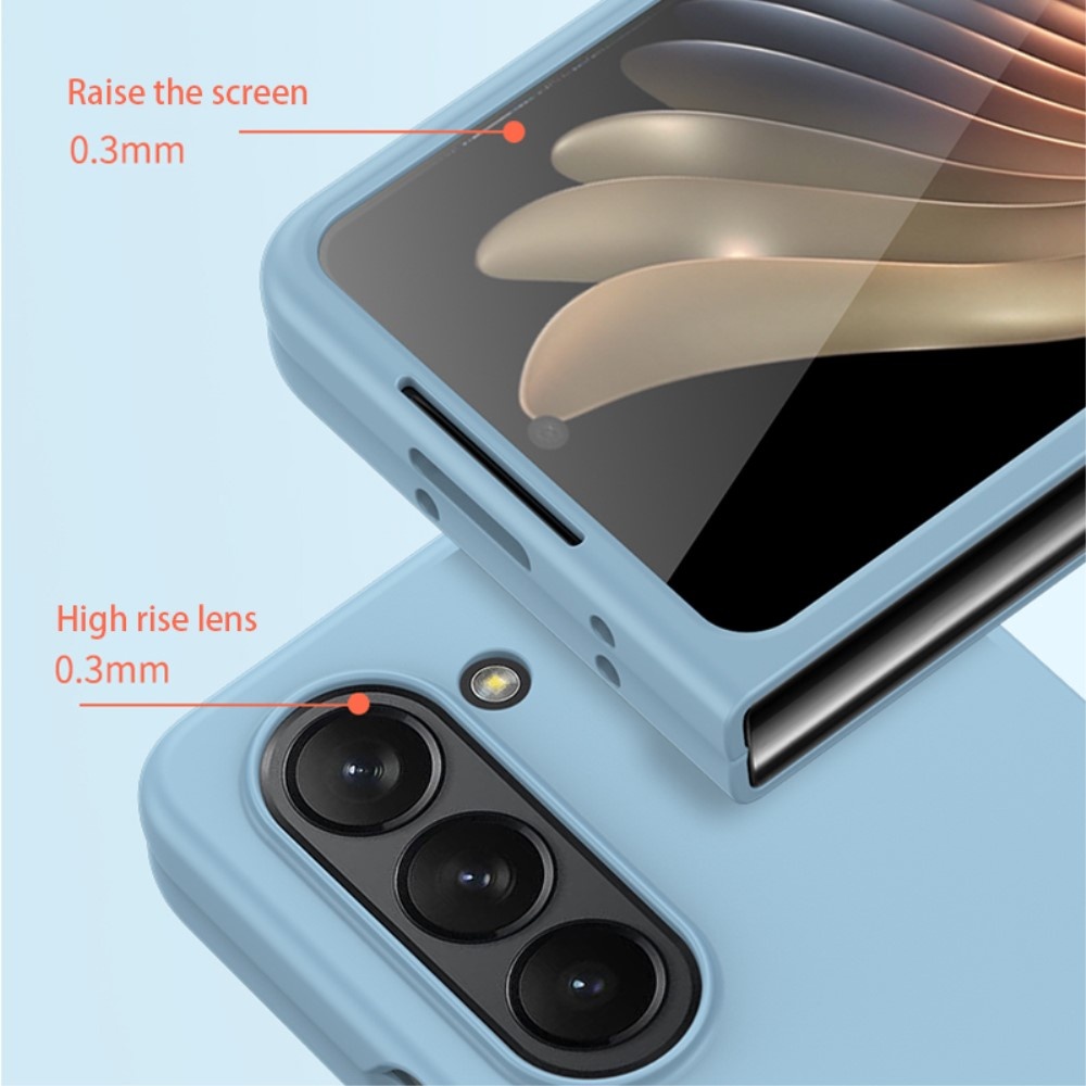 Samsung Galaxy Z Fold5 Backcover hoes - Zwart
