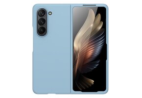Lunso - Samsung Galaxy Z Fold5 - Backcover hoes - Lichtblauw