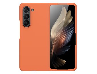 Lunso - Samsung Galaxy Z Fold5 - Backcover hoes - Oranje