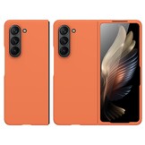 Samsung Galaxy Z Fold5 Backcover hoes - Oranje