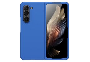 Lunso - Samsung Galaxy Z Fold5 - Backcover hoes - Donkerblauw