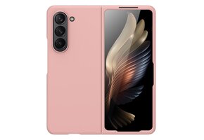 Lunso - Samsung Galaxy Z Fold5 - Backcover hoes - Lichtroze