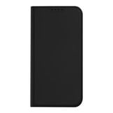 iPhone 15 Slim Bookcase hoesje - Zwart