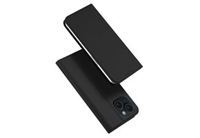 Dux Ducis - iPhone 15 Plus - Slim bookcase hoesje - Zwart