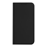 iPhone 15 Plus Slim Bookcase hoesje - Zwart