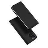 iPhone 15 Pro Max Slim Bookcase hoesje - Zwart