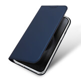 iPhone 15 Pro Max Slim Bookcase hoesje - Donkerblauw
