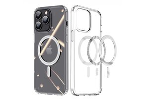 Dux Ducis - iPhone 15 Pro Max - Magsafe case hoesje Bayer TPU - Transparant