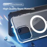 Dux Ducis - iPhone 15 Pro Magsafe case hoesje Bayer TPU - Transparant