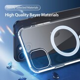 Dux Ducis - iPhone 15 Magsafe case hoesje Bayer TPU - Transparant