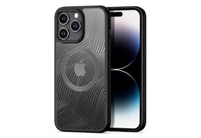 Dux Ducis Aimo - iPhone 15 Pro Max - Magsafe Back cover hoesje  - Zwart