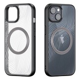 iPhone 15 Plus Dux Ducis  Aimo Magsafe Back cover hoesje - Zwart