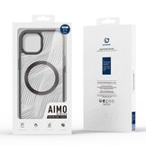 iPhone 15 Plus Dux Ducis  Aimo Magsafe Back cover hoesje - Zwart