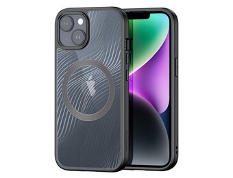 Dux Ducis Aimo - iPhone 15 - Magsafe Back cover hoesje  - Zwart