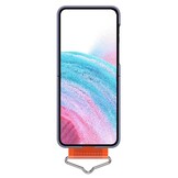 Samsung Galaxy Z Flip5 Hoes met band - Lavender/Oranje
