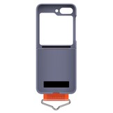 Samsung Galaxy Z Flip5 Hoes met band - Lavender/Oranje