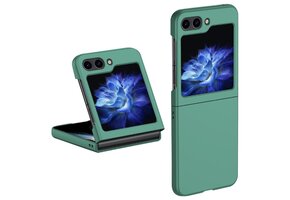 Lunso - Samsung Galaxy Z Flip5 - Backcover hoes - Groen