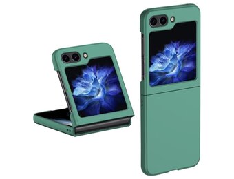 Lunso - Samsung Galaxy Z Flip5 - Backcover hoes - Groen
